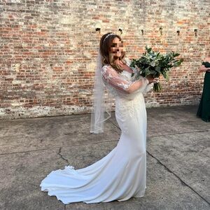 Maggie Sottero White Lace Wedding Dress